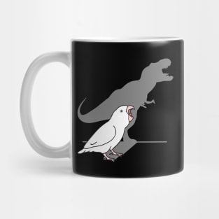 T-rex shadow - white parrotlet Mug